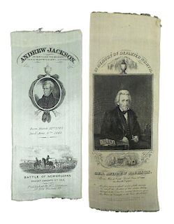 Andrew Jackson - Two Memorial Ribbons