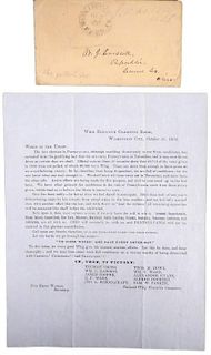 1852 Whig Party Strategy Letter