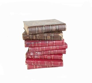 Eight Antique Books Including Dickens