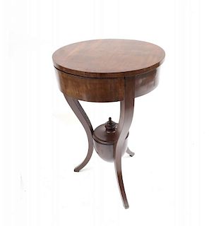 Biedermeier-Style Circular Table