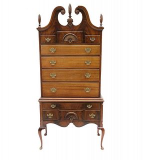 Mahogany Queen Anne-Style Highboy