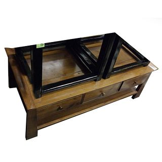 Six-Drawer Asian Low Table