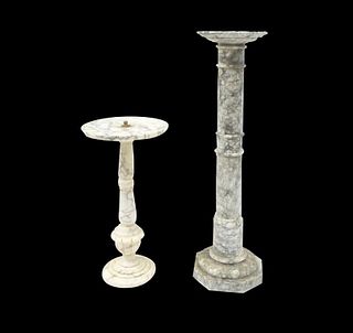 Marble Pedestal and Stand