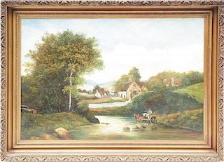 John Bianchi, Landscape - Oil on Canvas