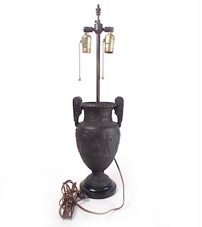 Bronze Urn-Shaped Table Lamp
