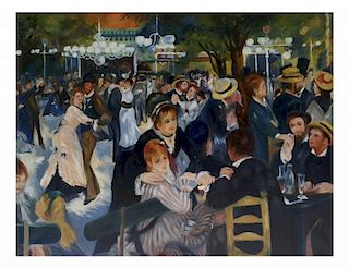 After Renoir, "Ball at the Moulin..."