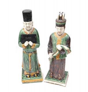 Pair of Asian Contemporary Figures