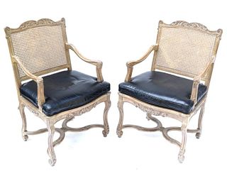 Pair Of French Provincial Armchairs