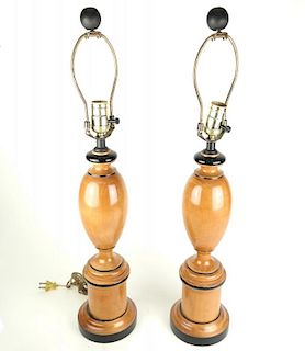 Pair of Biedermeier-Style Lamps
