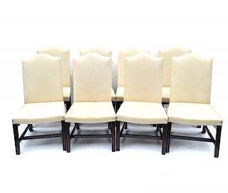 Eight George Smith Dining Chairs