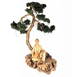 Chan Liu-Miao, Man Under Pine Tree