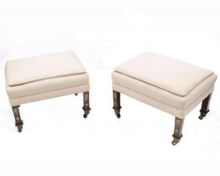 Pair of Upholstered Benches