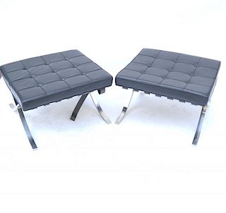 Pair of Mies Van Der Rohe Benches