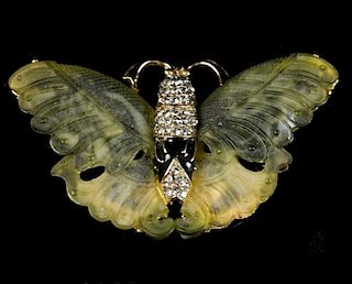 Resin Costume Butterfly Brooch