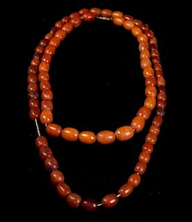 Two Amber Necklaces