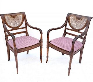 Pair of Regency-Style Armchairs