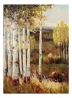 P. Jacobs, Landscape - Oil on Canvas