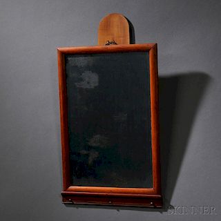 Shaker Cherry and Maple Mirror Holder with Mirror