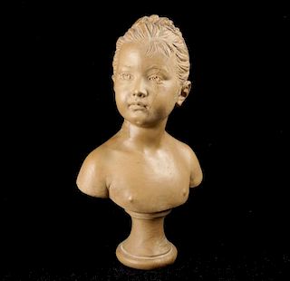 Terracotta Bust of a Girl