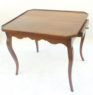Provincial Style Two-Drawer Table