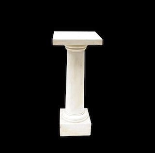 White Marble Pedestal