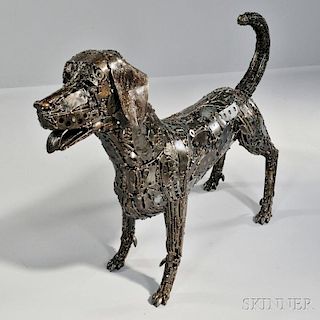 Eric Jupp Brutalist Dog Sculpture