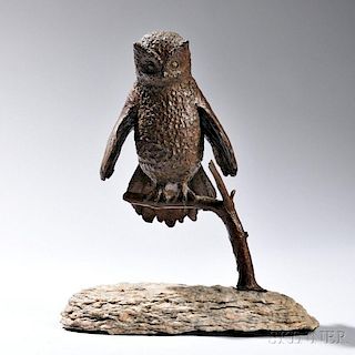 Constance Barnard Pach Sculpture of an Owl