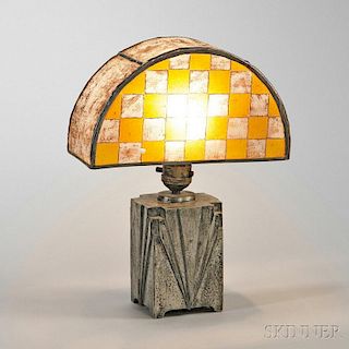 Art Deco Table Lamp with Handel Shade