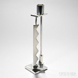 Ettore Sottsass (1917-2007) Silvershade Candlestick for Swid Powell