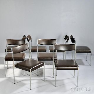 Eight Harvey Probber (1922-2003) Chairs