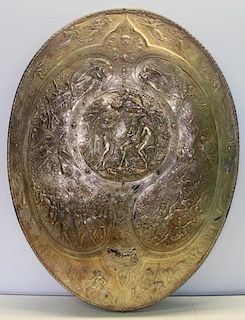 Finely Executed 19th C Signed Milton Shield.