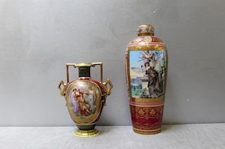 Royal Vienna Porcelain Grouping.