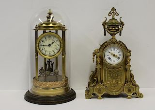 Lot of 2 Antique Clocks To Inc