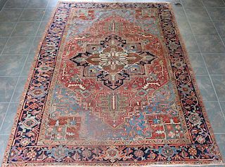 Antique and Quality Heriz Carpet.