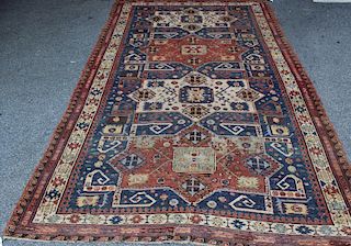 Antique Handmade Tribal Carpet.