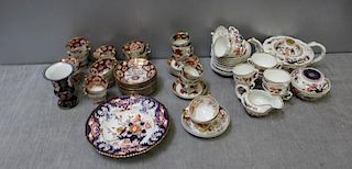Large Lot of Antique Imari Style Porcelain.