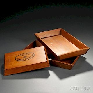 Three Guild of Shaker Crafts Inc. Trays