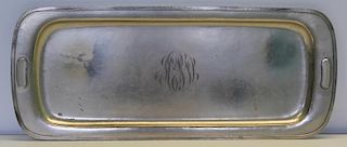 STERLING. F. Novick Arts and Crafts Serving Tray.
