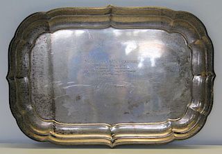 STERLING. Reed & Barton 'Windsor' Serving Tray.