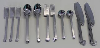 Bissel and Wilhite Co. Stainless Flatware Service