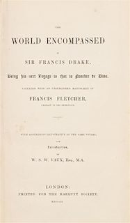 DRAKE, SIR FRANCIS. The World Encompassed by Sir Francis Drake... London, 1854. First edition.