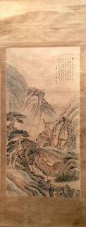 CHINESE ANTIQUE PAINTING 19TH CENTURY