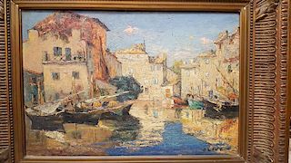 Impressionist Mediterranean Seascape Painting