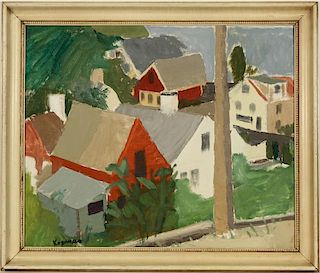 Benjamin D. Kopman (1887-1965) Far Rockaway Painting
