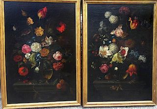 Dutch Old Master Floral PAIR