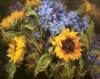 Stephanie Birdsall, "Sunflowers for Ukraine"