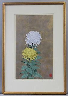 Signed and Numberd Japanese Chrysanthemum