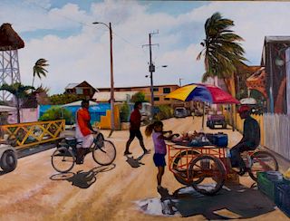 Eduardo Alamilla Oil on Canvas