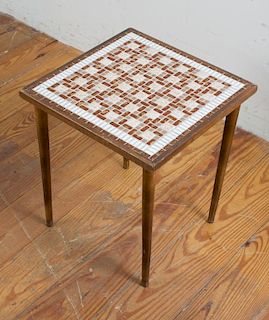 Modern Mosaic Tile Top Table