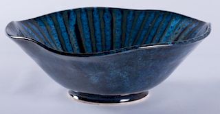 Signed Ceramic Pottery Bowl